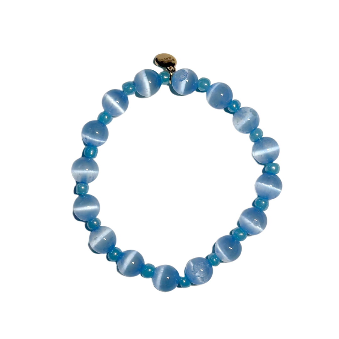 Blue on sale gemstone bracelet